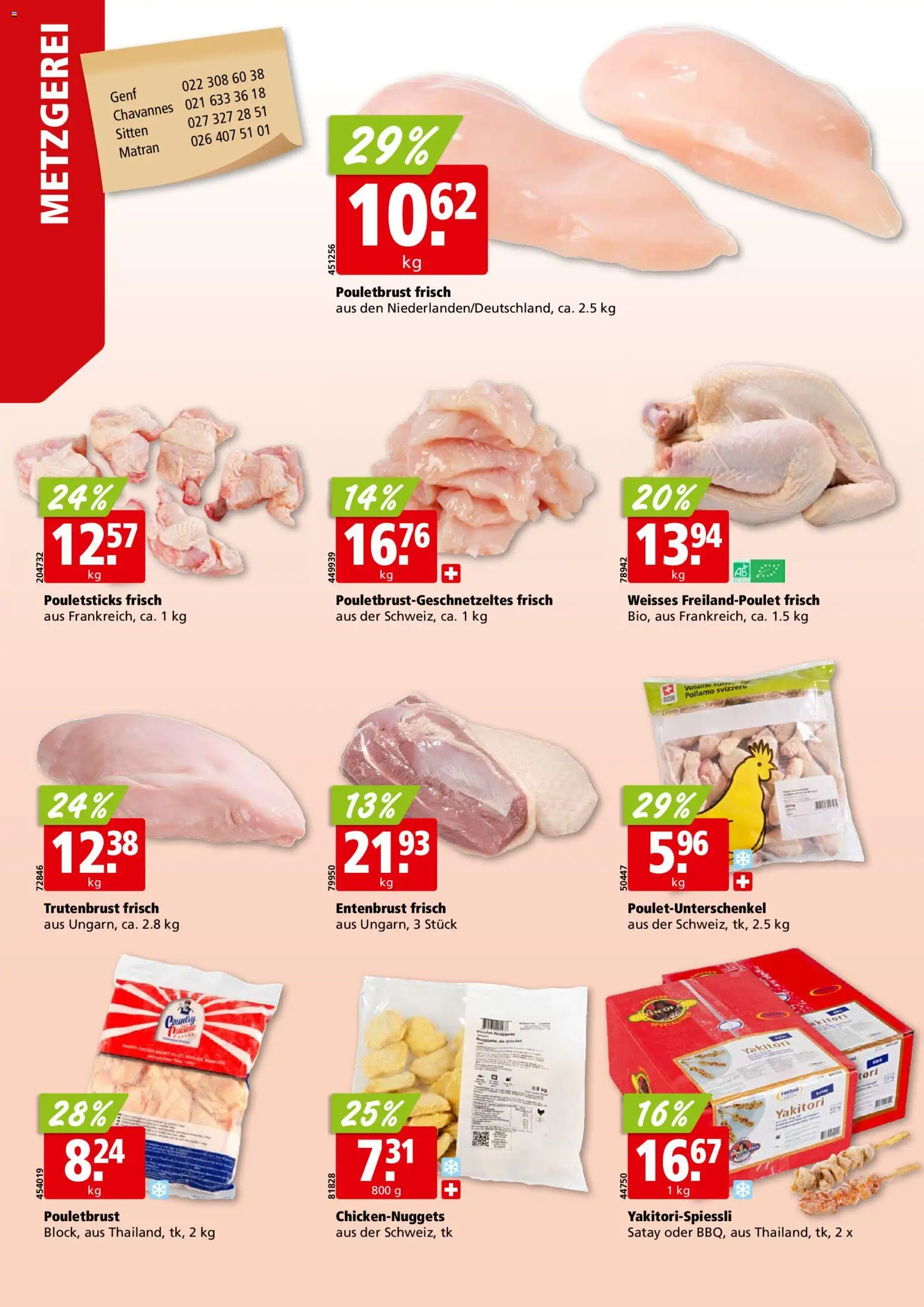 Aligro Aktionen – gültig ab 10.11.2025 | Seite: 6 | Produkte: Pouletbrust