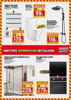 Vista previa Brico Depôt folleto válido desde el 27.02.2026 | Página: 3 | Productos: Horno, Lavabo, Ducha