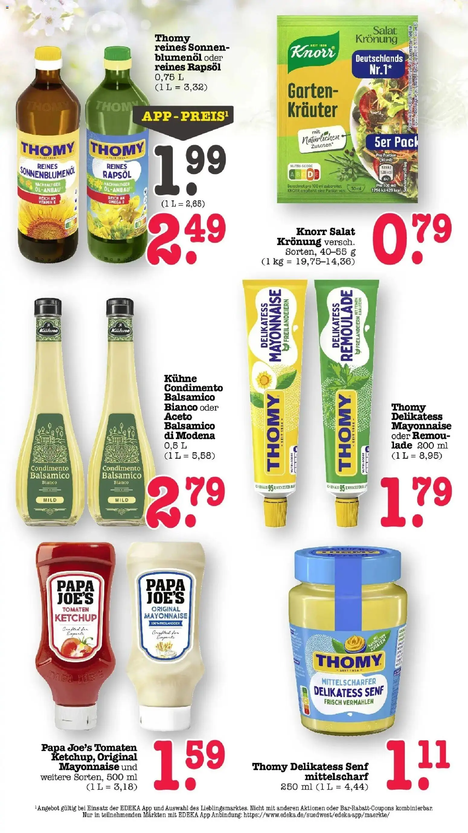 Angebote – gültig ab 23.03.2026 | Seite: 41 | Produkte: Rapsöl, Tomaten, Knorr, Salat
