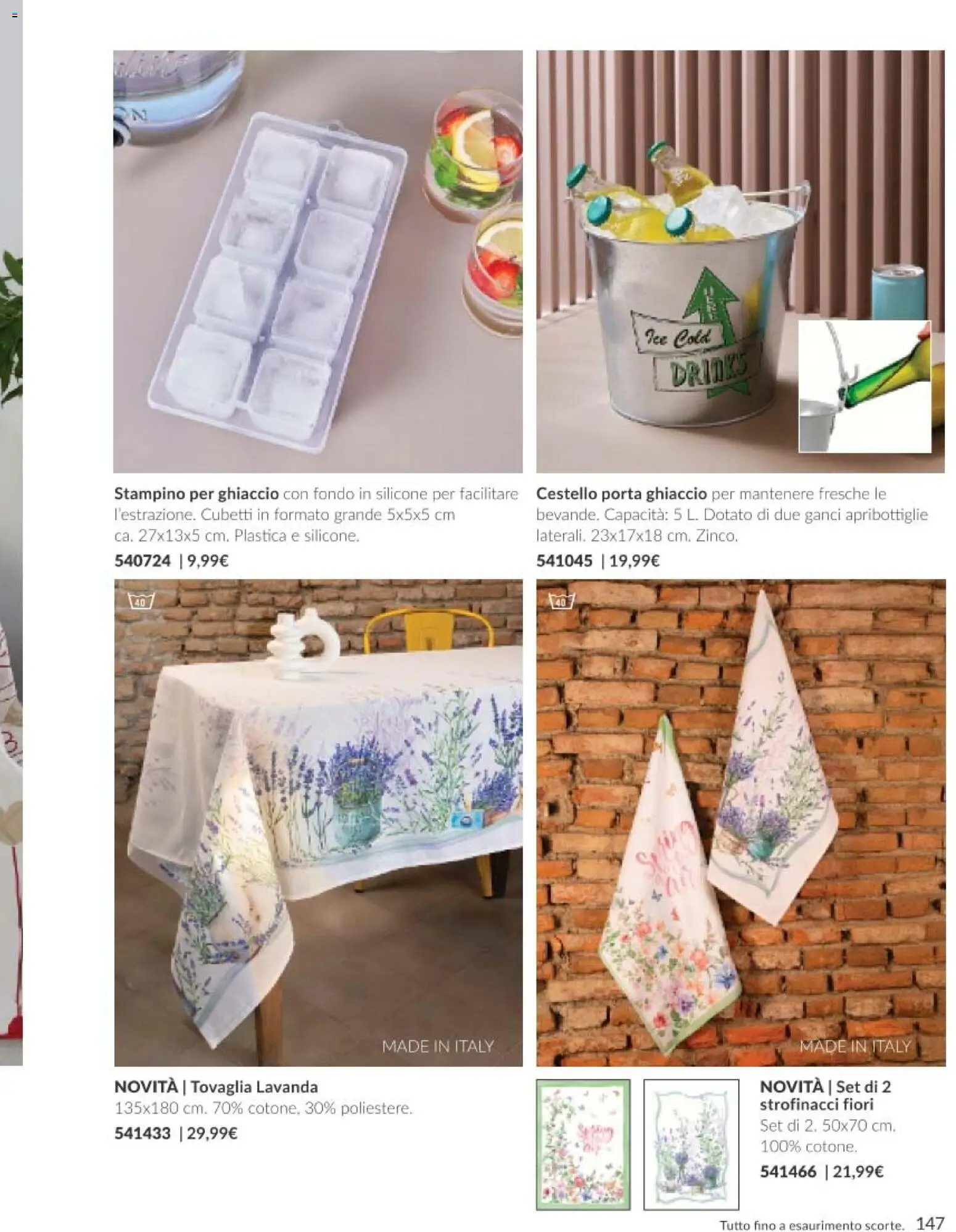 Volantino Avon del 01.05.2026 | Pagina: 147 | Prodotti: Silicone, Lavanda, Tovaglia, Strofinacci