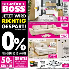 SB Möbel Boss Prospekt 	 gültig ab dem 02.08.2025