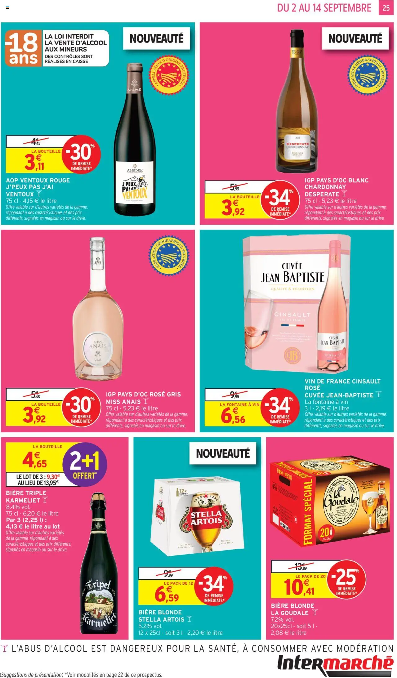  | Page: 25 | Produits: Goudale, Biere blonde la goudale, Bière blonde, Vin