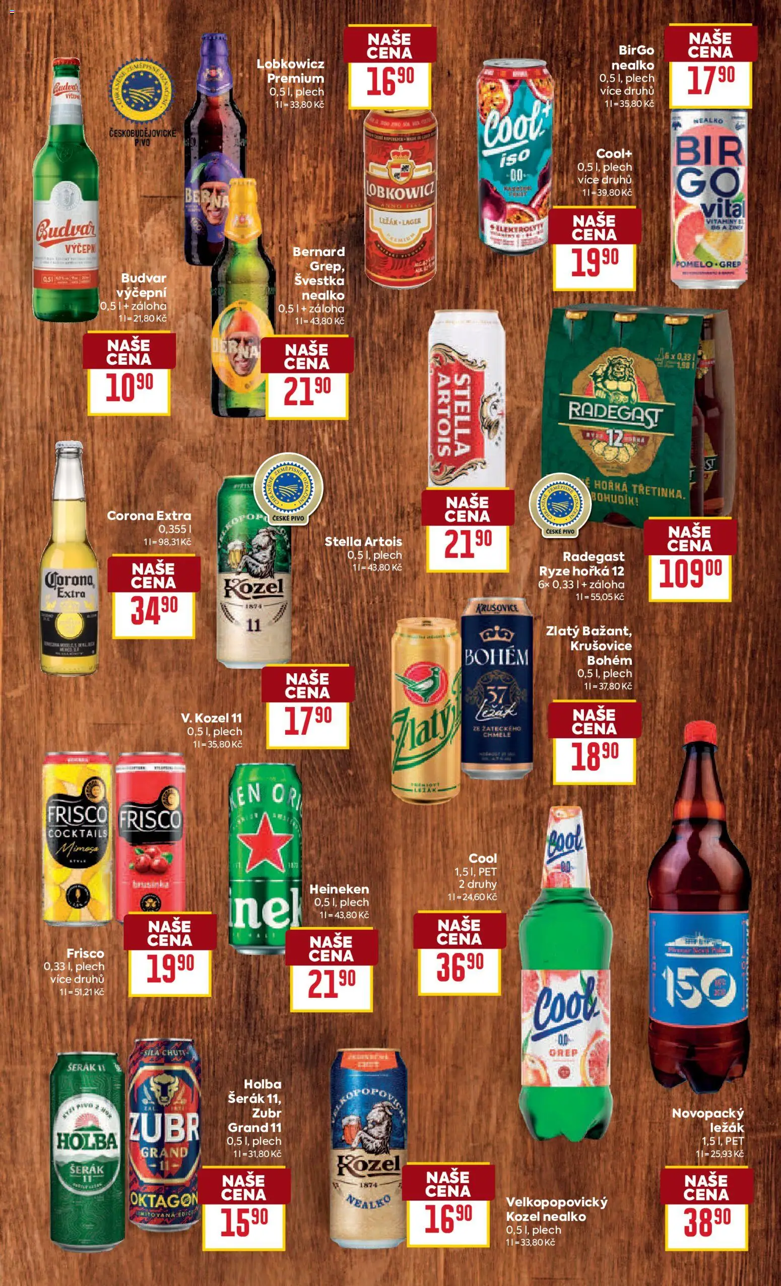 Billa leták - Grilování  od 07.04.2026 | Strana: 19 | Produkty: Zubr, Plech, Šerák, Kozel nealko