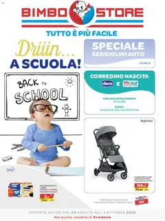 Anteprima del volantino Volantino Bimbo store	 valido a partire dal 28.08.2025