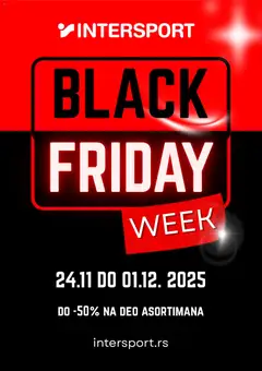 Intersport Black Friday  - pregled Intersport kataloga - važi od 24.11.2025