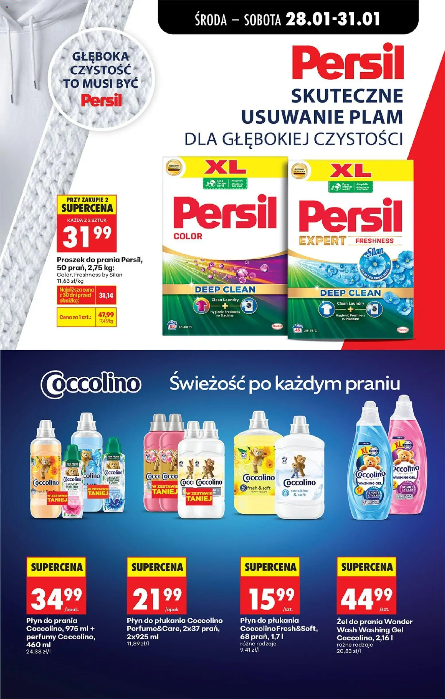 Biedronka gazetka - Oferta w tym tygodniu od 28.01.2026 | Strona: 59 | Produkty: Coccolino, Perfumy, Proszek do prania, Detergent