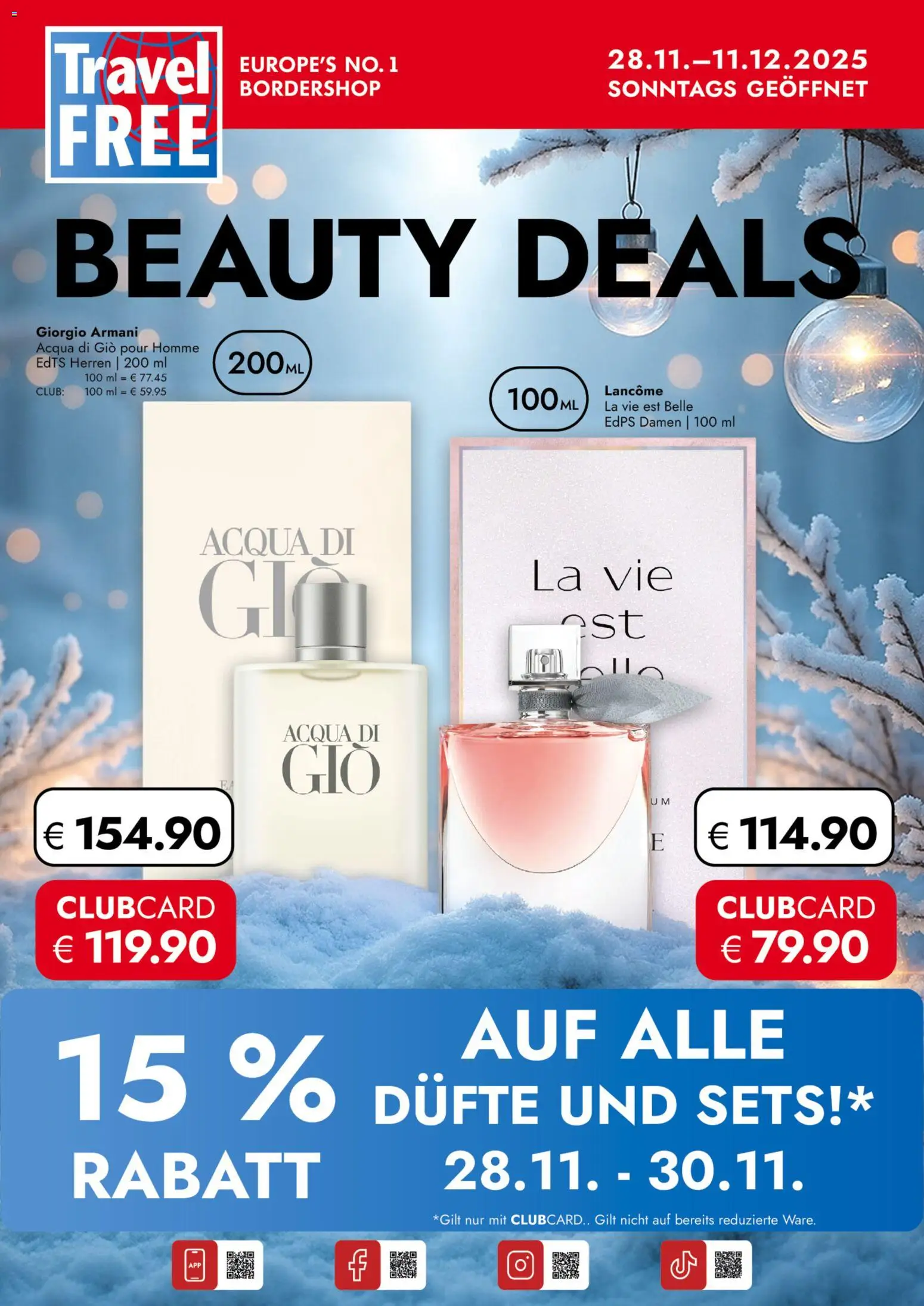 Travel Free  Aktionsangebote – gültig ab 28.11.2025 | Seite: 1