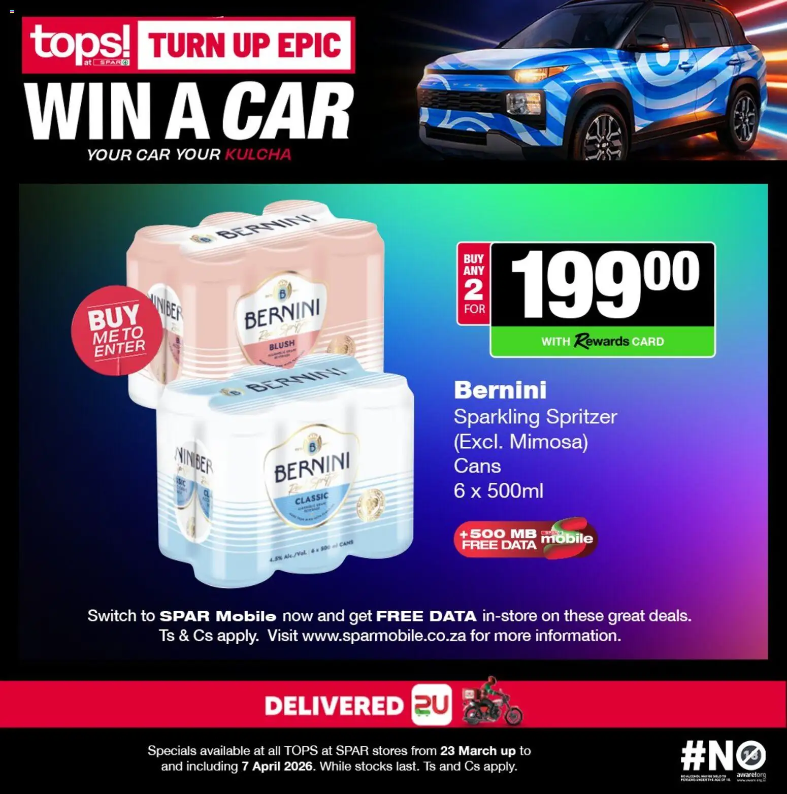 New Tops at Spar catalogue – valid from 23.03.2026 | Page: 9 | Products: Data, Switch, Blush