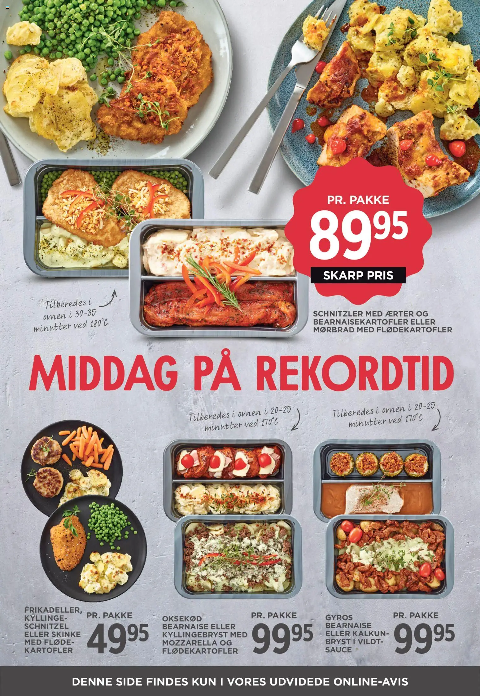 Meny tilbudsavis – gyldig fra 24.10.2025 | Side: 14 | Produkter: Fløde, Kartofler, Mozzarella, Ærter