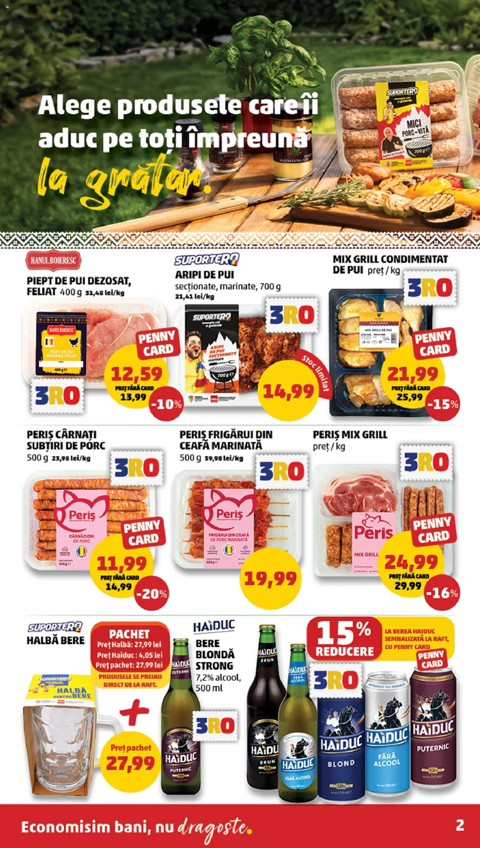 Noul catalog PENNY – valabil de la 29.04.2026 | Pagină: 2 | Produse: Pară, Grill, Mici, Bere