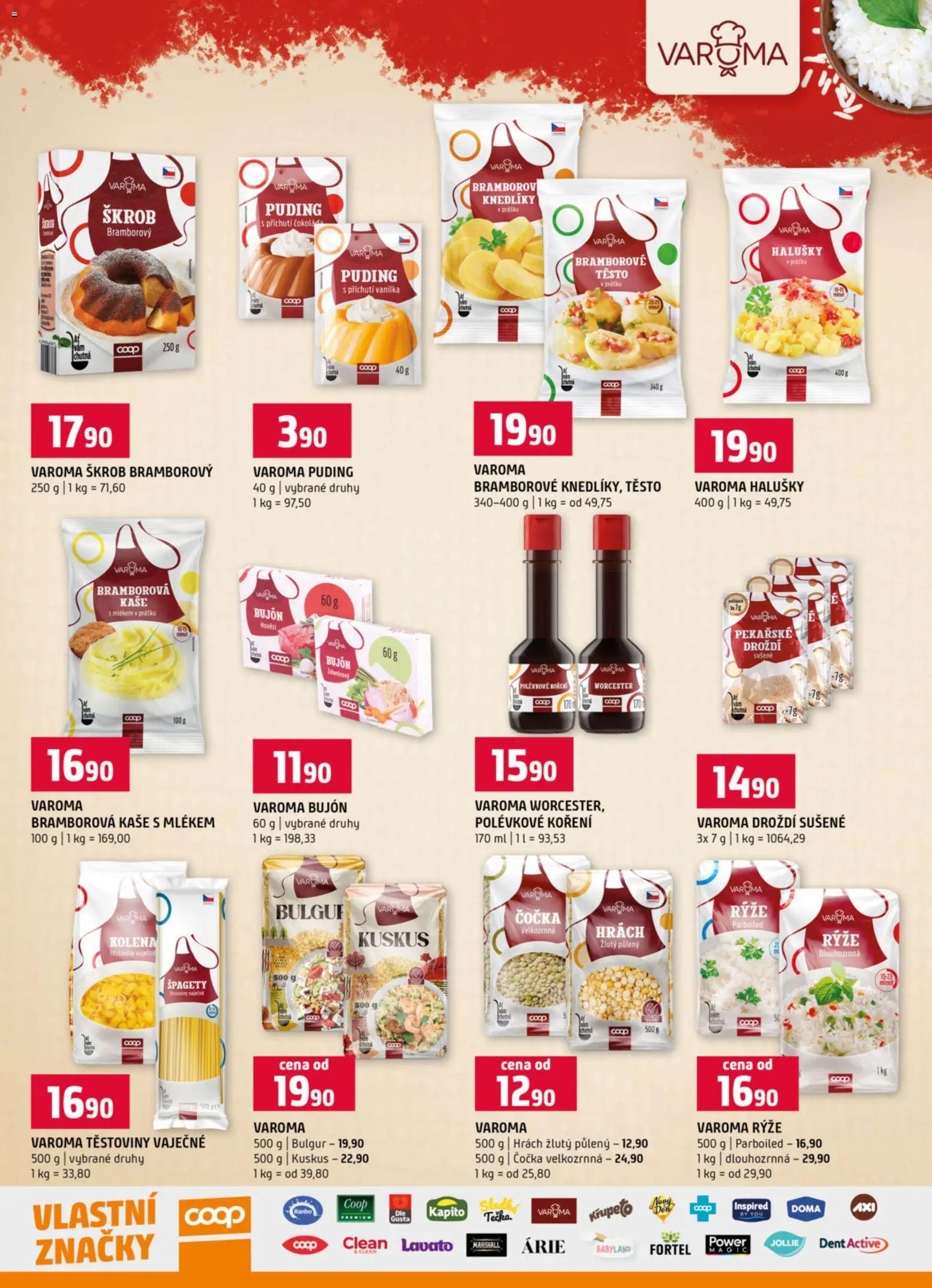 Terno leták od 25.02.2026 | Strana: 18 | Produkty: Čočka, Hovězí, Koření, Bulgur