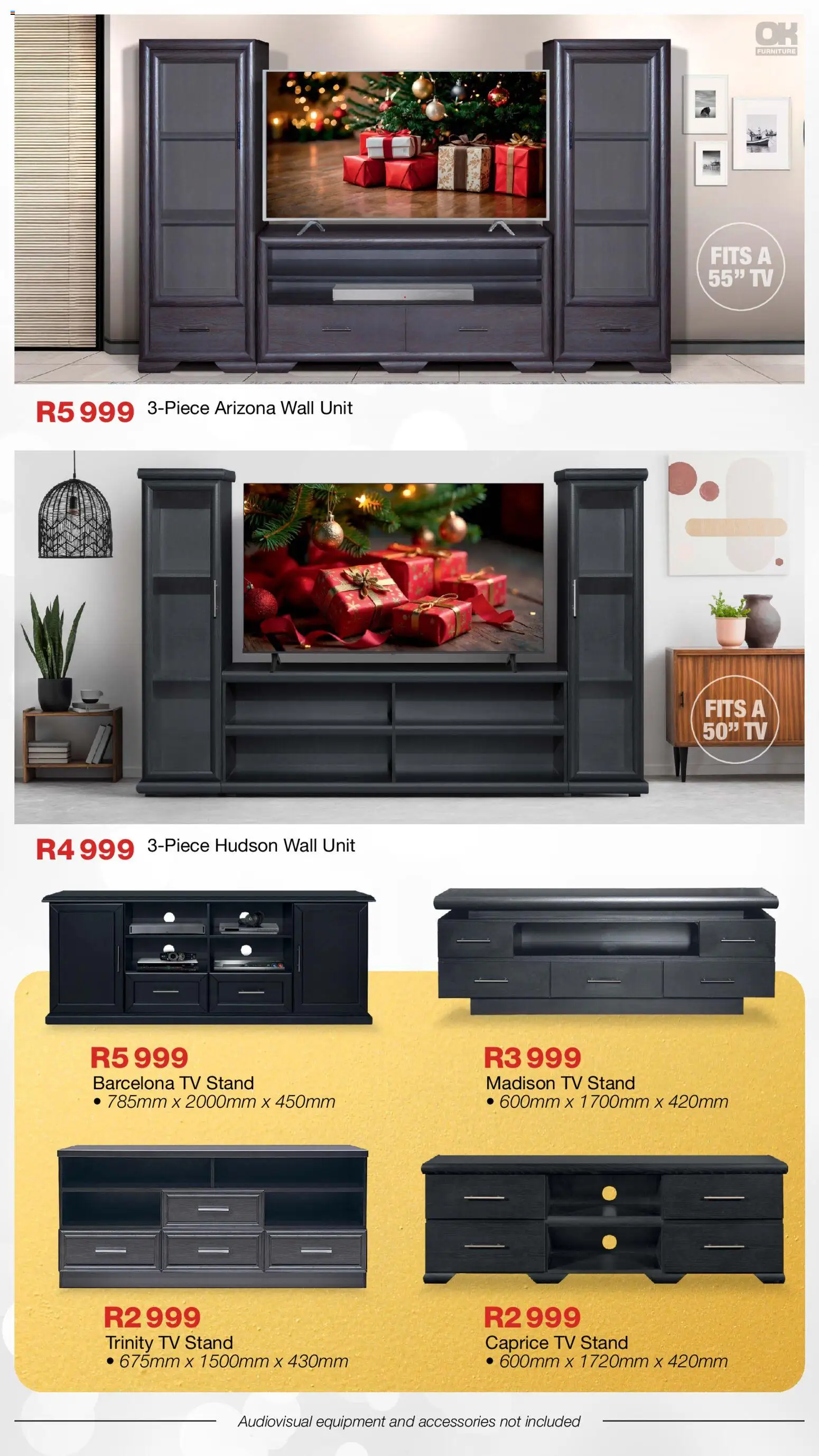 New OK Furniture catalogue – valid from 17.11.2025 | Page: 10 | Products: TV, Wall unit