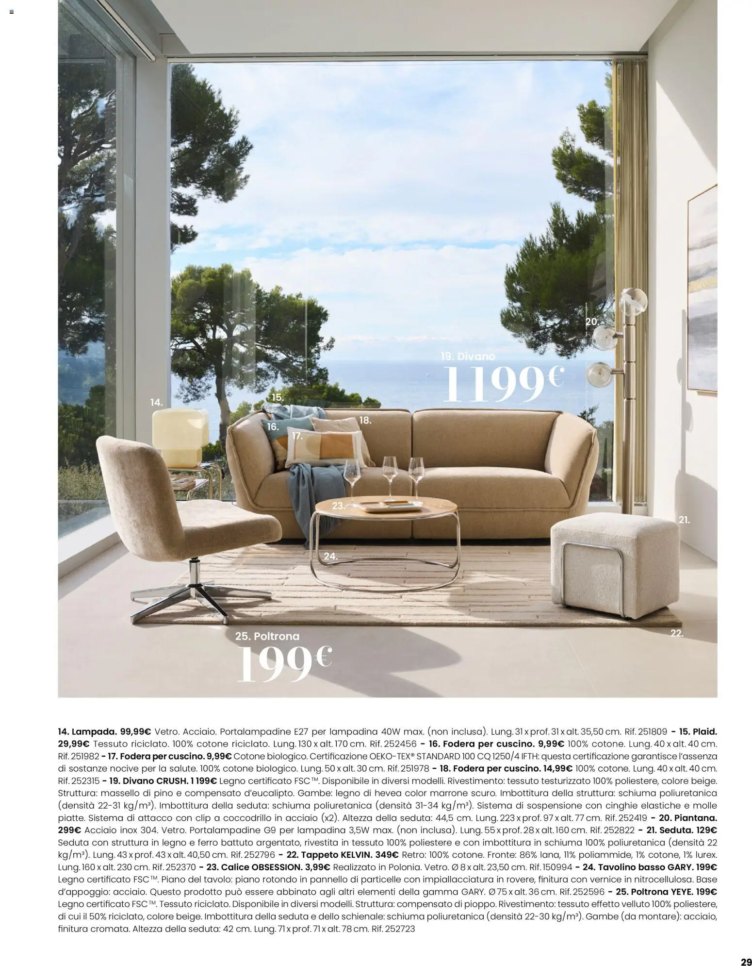 Volantino Maisons du Monde del 12.03.2026 | Pagina: 29 | Prodotti: Tavolino, Divano, Poltrona, Tavolo