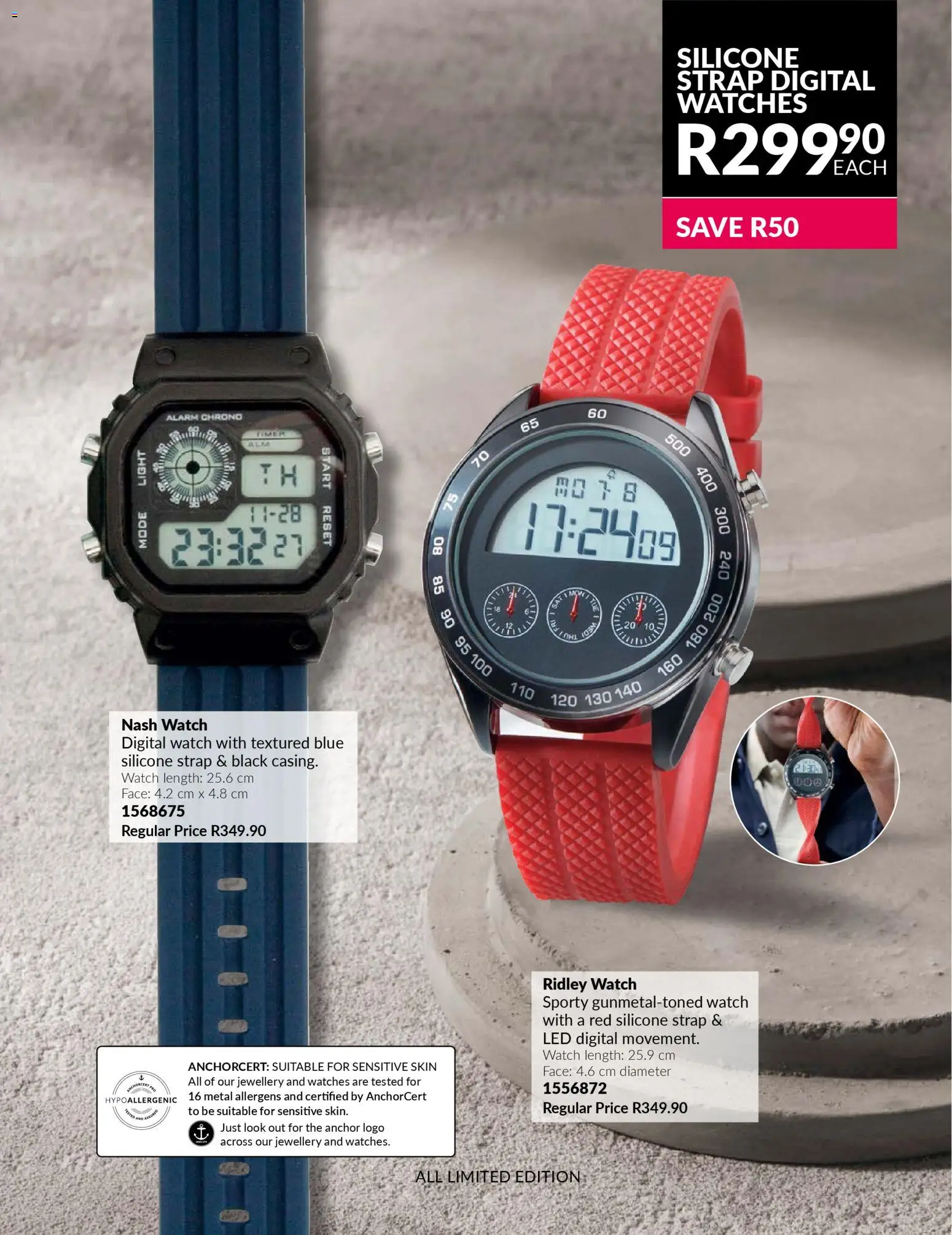 New Avon catalogue – valid from 31.01.2026 | Page: 99 | Products: Watch, Light, Silicone