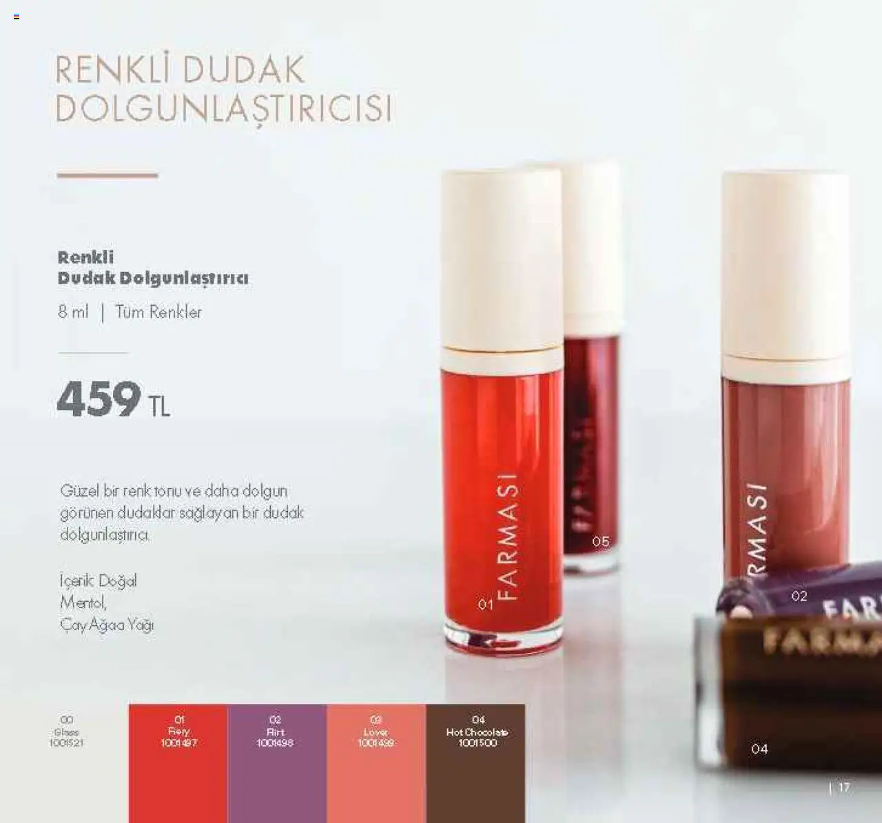 Farmasi Katalog - 01.09.2025 tarihinden itibaren geçerlidir | Sayfa: 17 | Ürünler: Çay