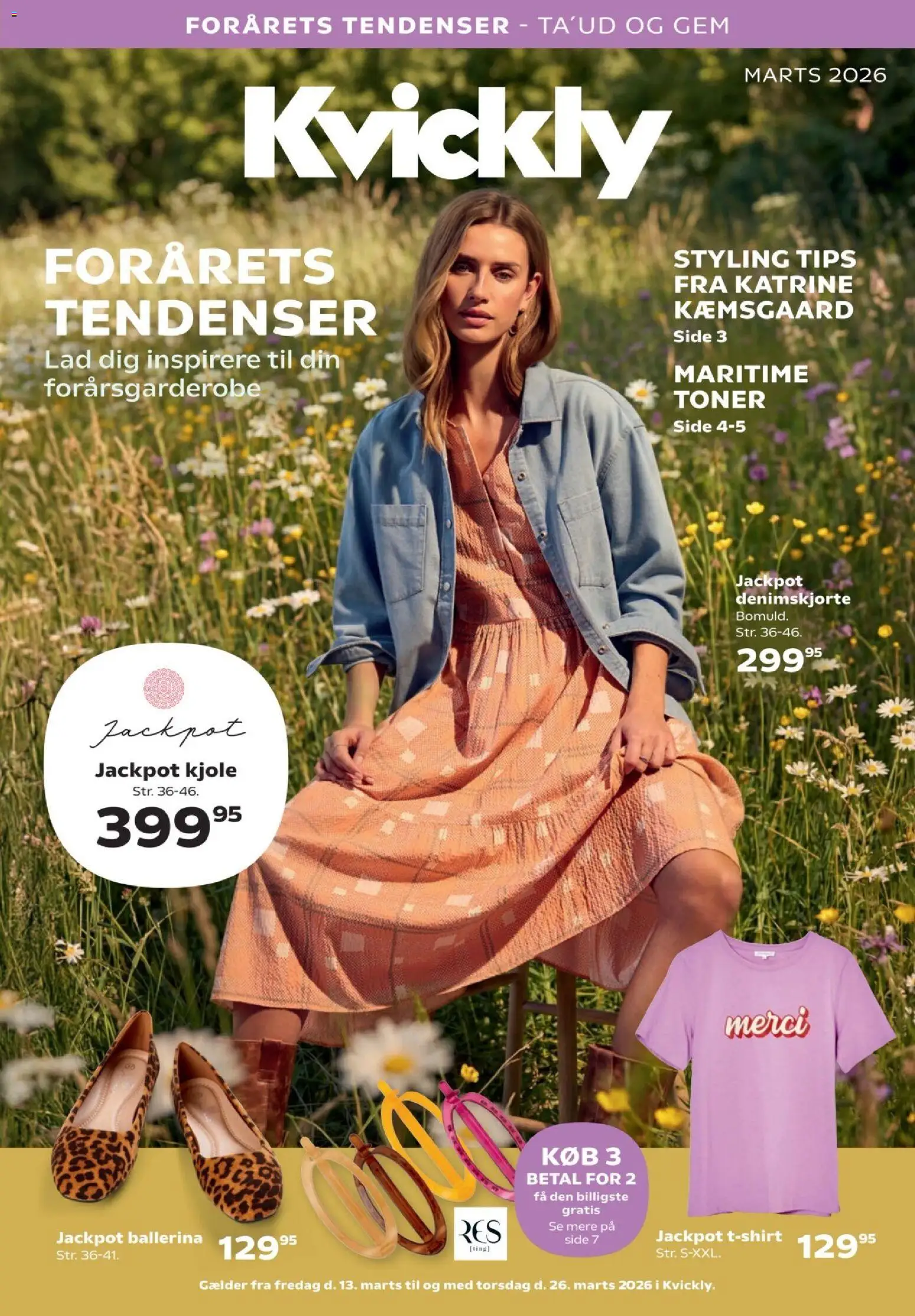 Kvickly tilbudsavis – gyldig fra 13.03.2026 | Side: 1 | Produkter: Kjole