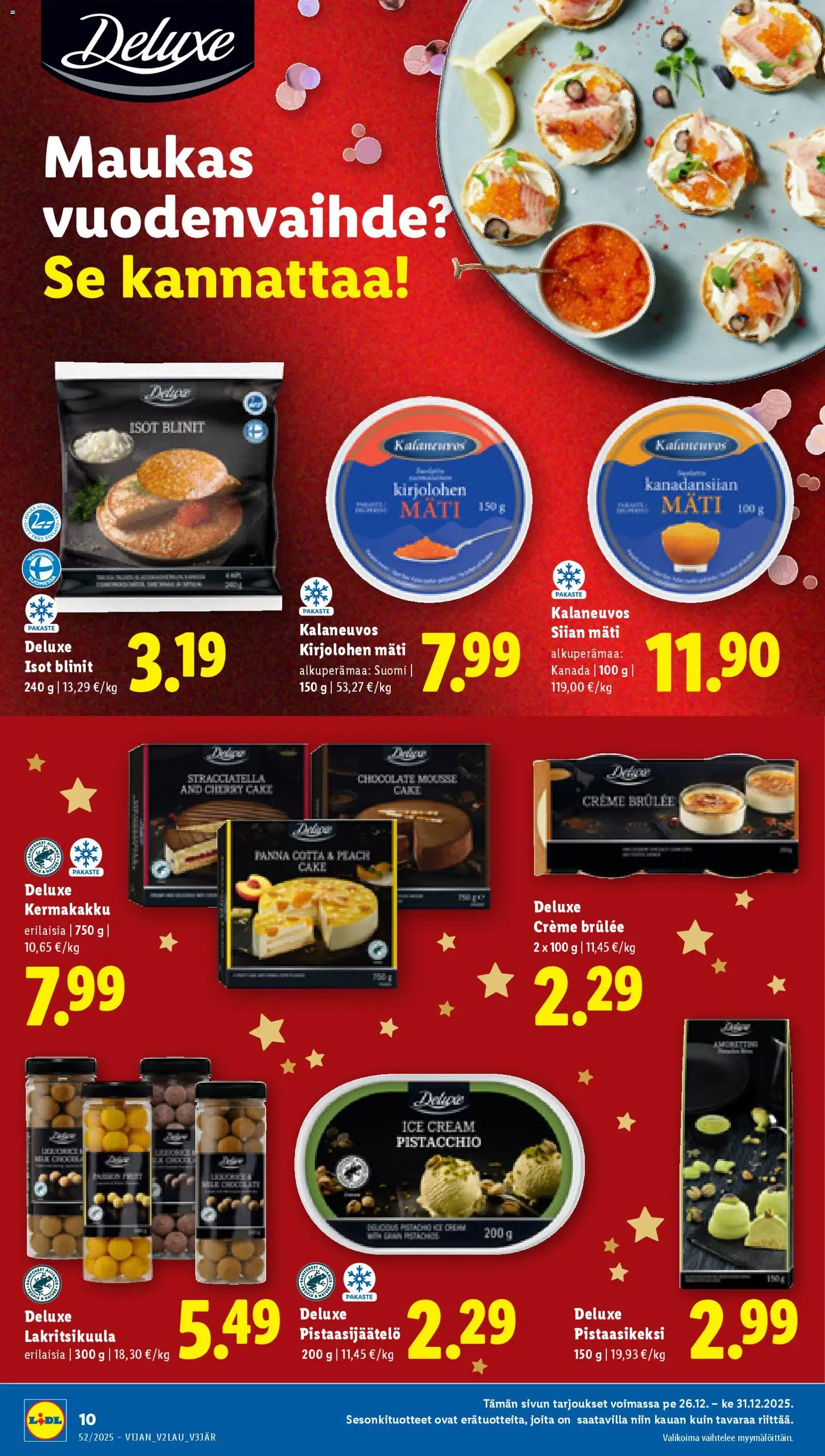 Lidl tarjoukset - Tampere – voimassa 26.12.2025 alkaen | Sivu: 10 | Tuotteet: Mousse