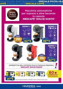 Anteprima del volantino Euronics volantino Caffè valido a partire dal 09.03.2026 | Pagina: 9 | Prodotti: Caffè