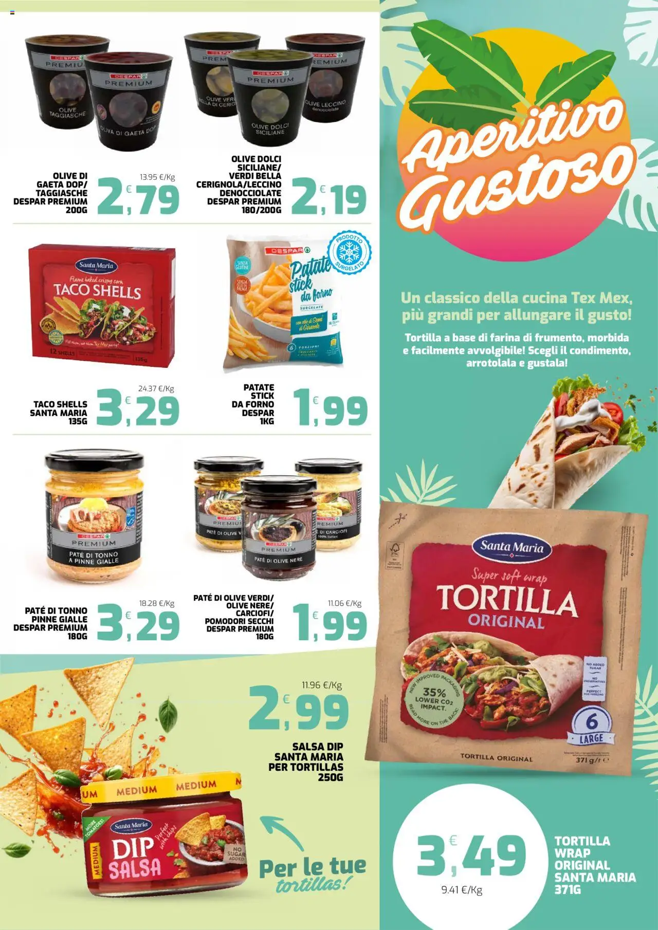 Volantino Interspar del 21.07.2025 | Pagina: 9 | Prodotti: Paté, Farina, Pinne, Pomodori secchi