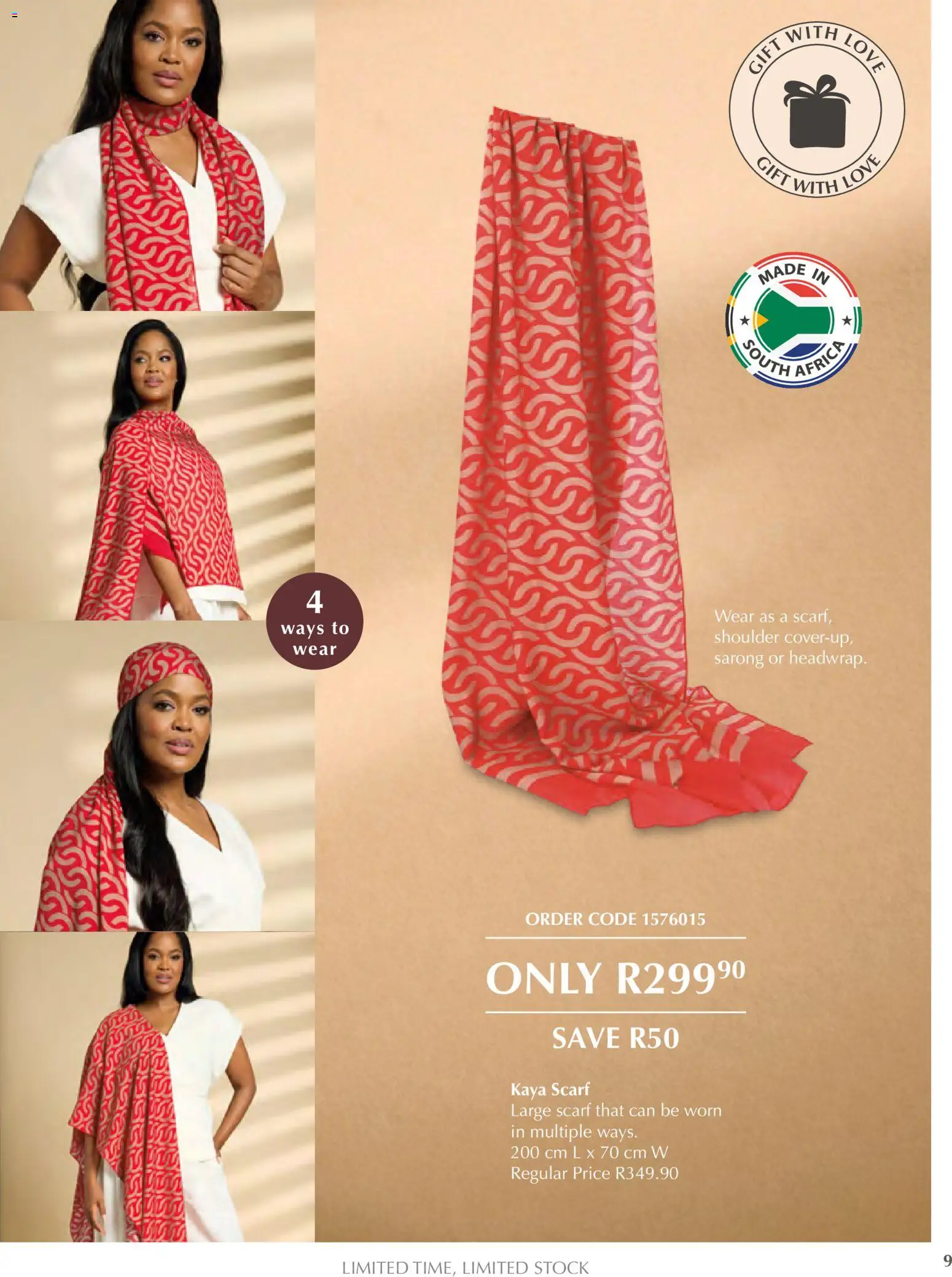 New Justine catalogue – valid from 20.01.2026 | Page: 9 | Products: Scarf, Stock