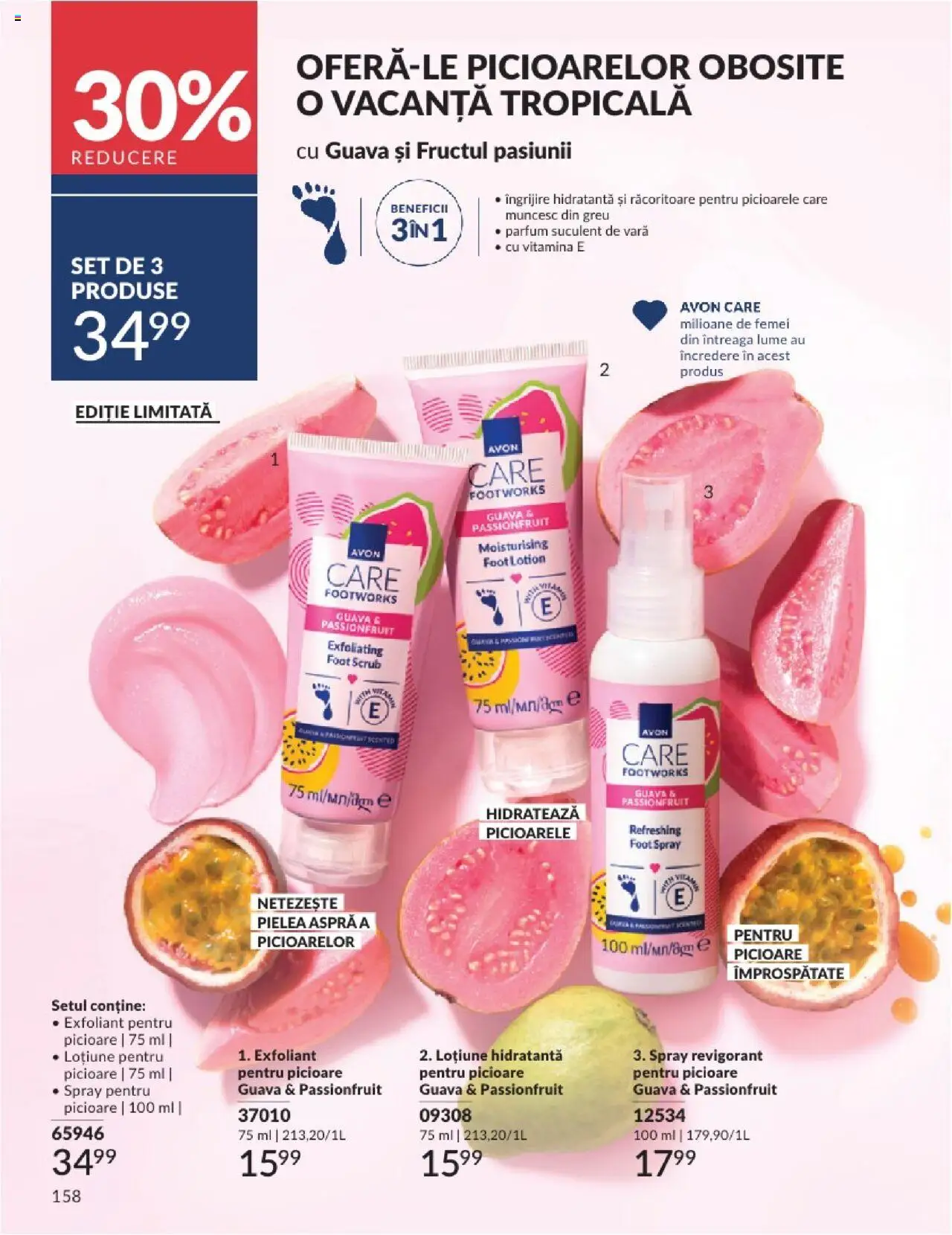 Catalog Avon - 08 2025 – valabil de la 01.08.2025 | Pagină: 158 | Produse: Exfoliant, Scrub, Parfum