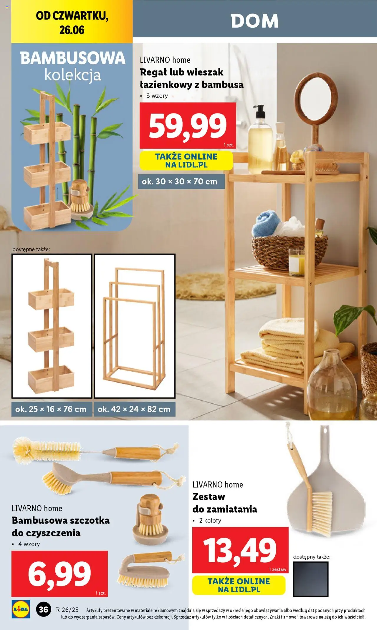 Lidl Katalog od 23.06.2025 | Strona: 38 | Produkty: Wieszak, Szczotka, Regał