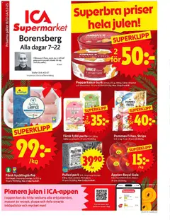 ICA Supermarket - Borensberg - Förhandsvisning av reklamblad från butik ICA Supermarket aktuell från 08.12.2025