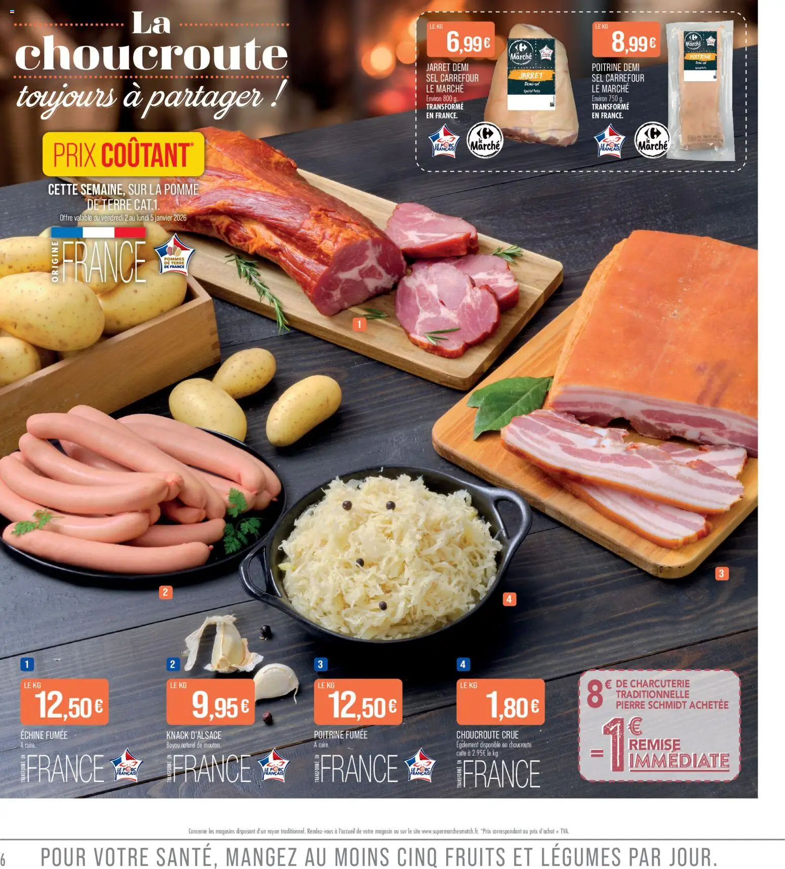 {H1} | Page: 6 | Produits: Pomme, Pomme de terre, Sel, Pommes