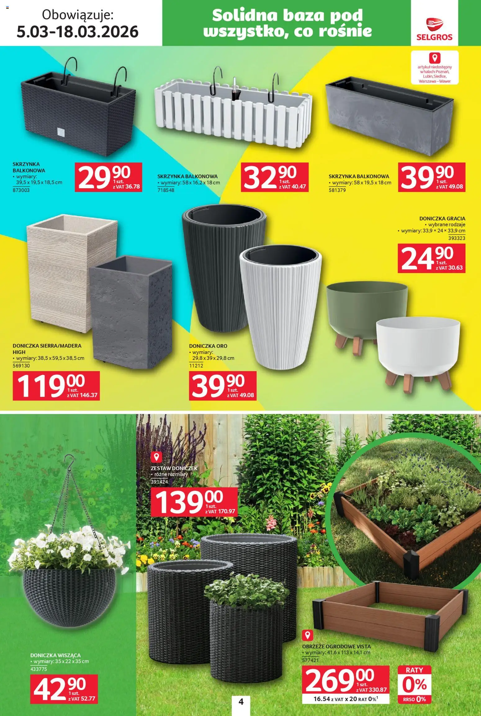 Selgros cash&carry gazetka - Ogród od 05.03.2026 | Strona: 4