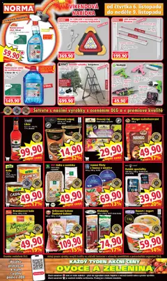 Náhled letáku Norma leták od 03.11.2025 | Strana: 8 | Produkty: Mango, Tyčinky, Aperitivo, Nářadí
