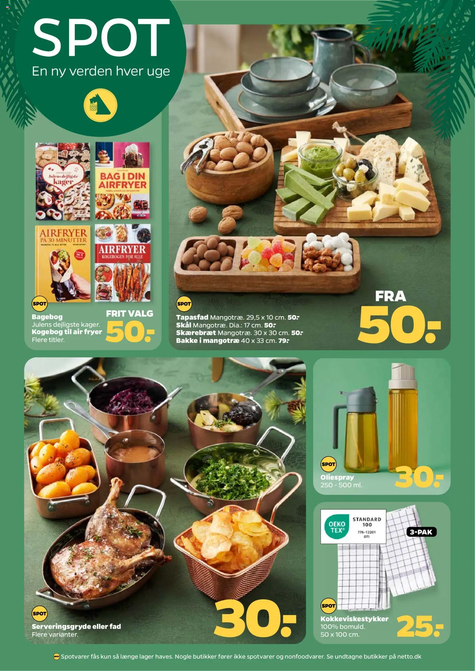 Netto tilbudsavis – gyldig fra 06.12.2025 | Side: 25 | Produkter: Skærebræt, Kager