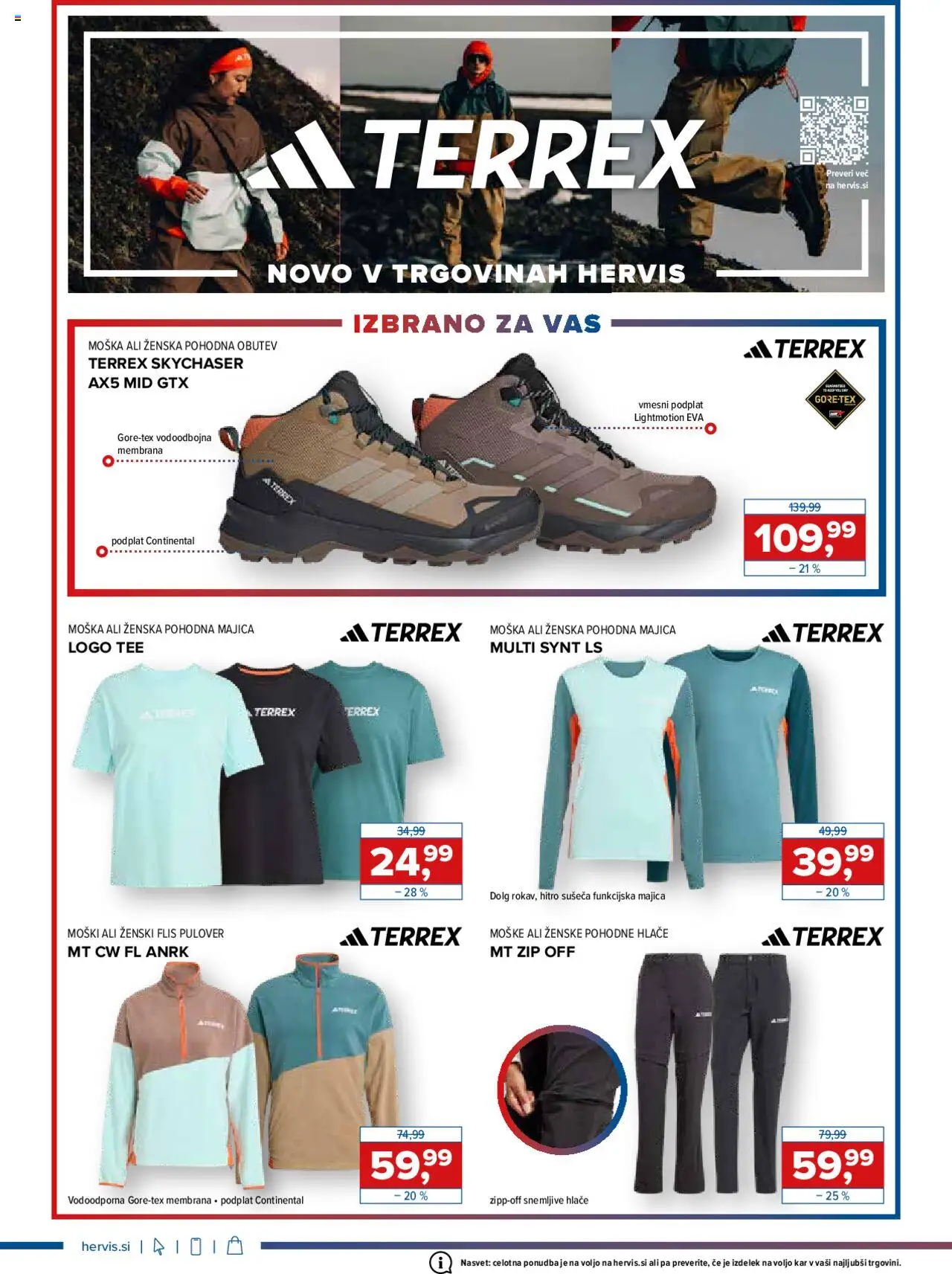 Novi Hervis katalog ponudbe – veljaven od 15.10.2025 | Stran: 2 | Izdelki: Majica, Pulover, Hlace