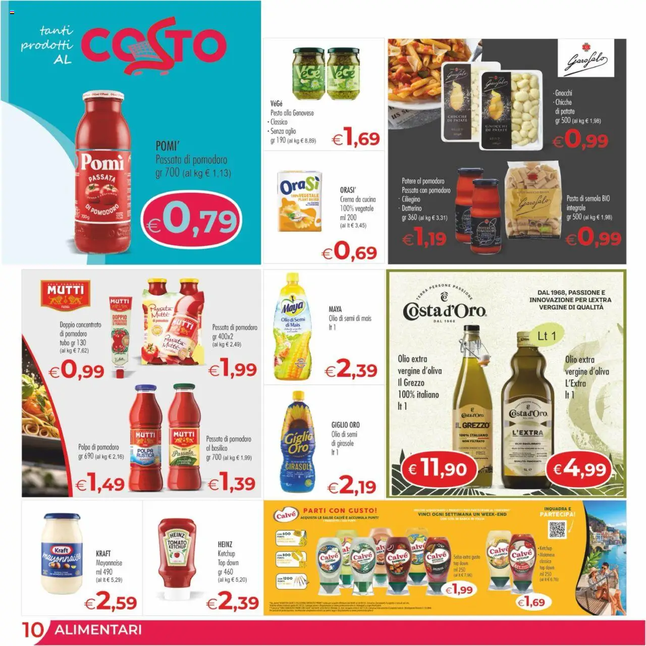 Volantino MerSi Supermercati del 04.06.2025 | Pagina: 10 | Prodotti: Crema, Olive, Pasta, Passata di pomodoro