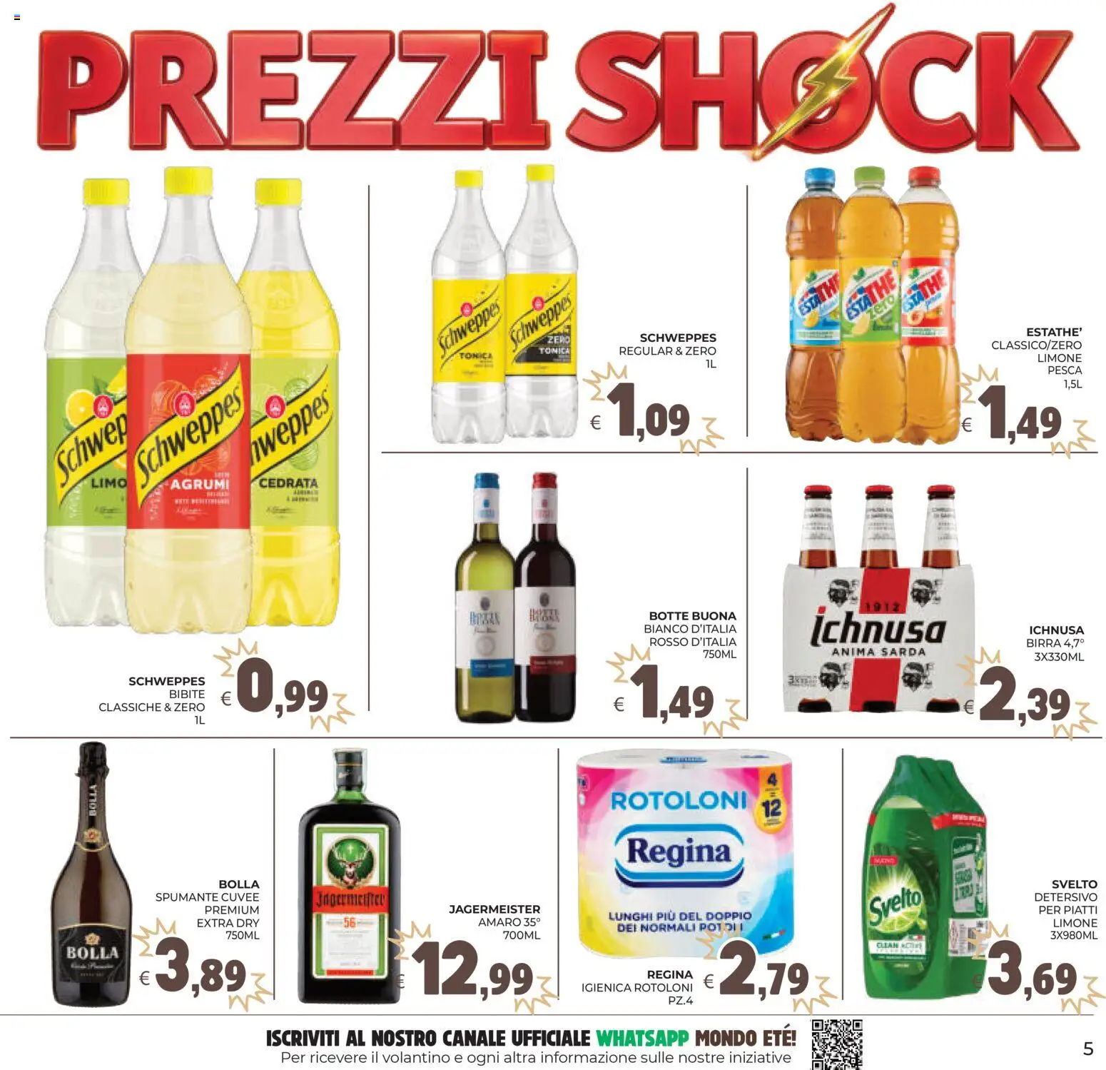 Volantino Eté del 07.04.2026 | Pagina: 5 | Prodotti: Agrumi, Pesca, Bibite, Amaro