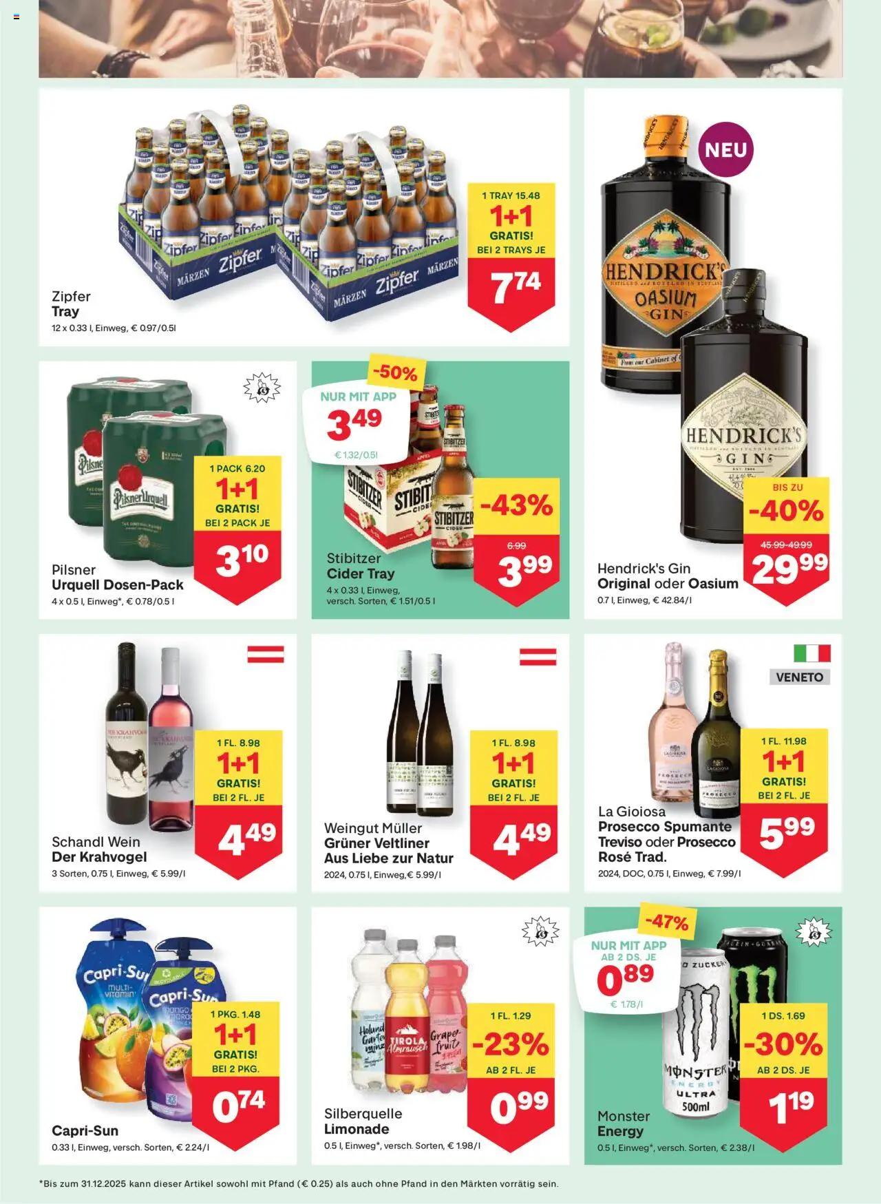 MPREIS Absam gültig ab 21.08.2025 | Seite: 11 | Produkte: Gin, Wein, Äpfel