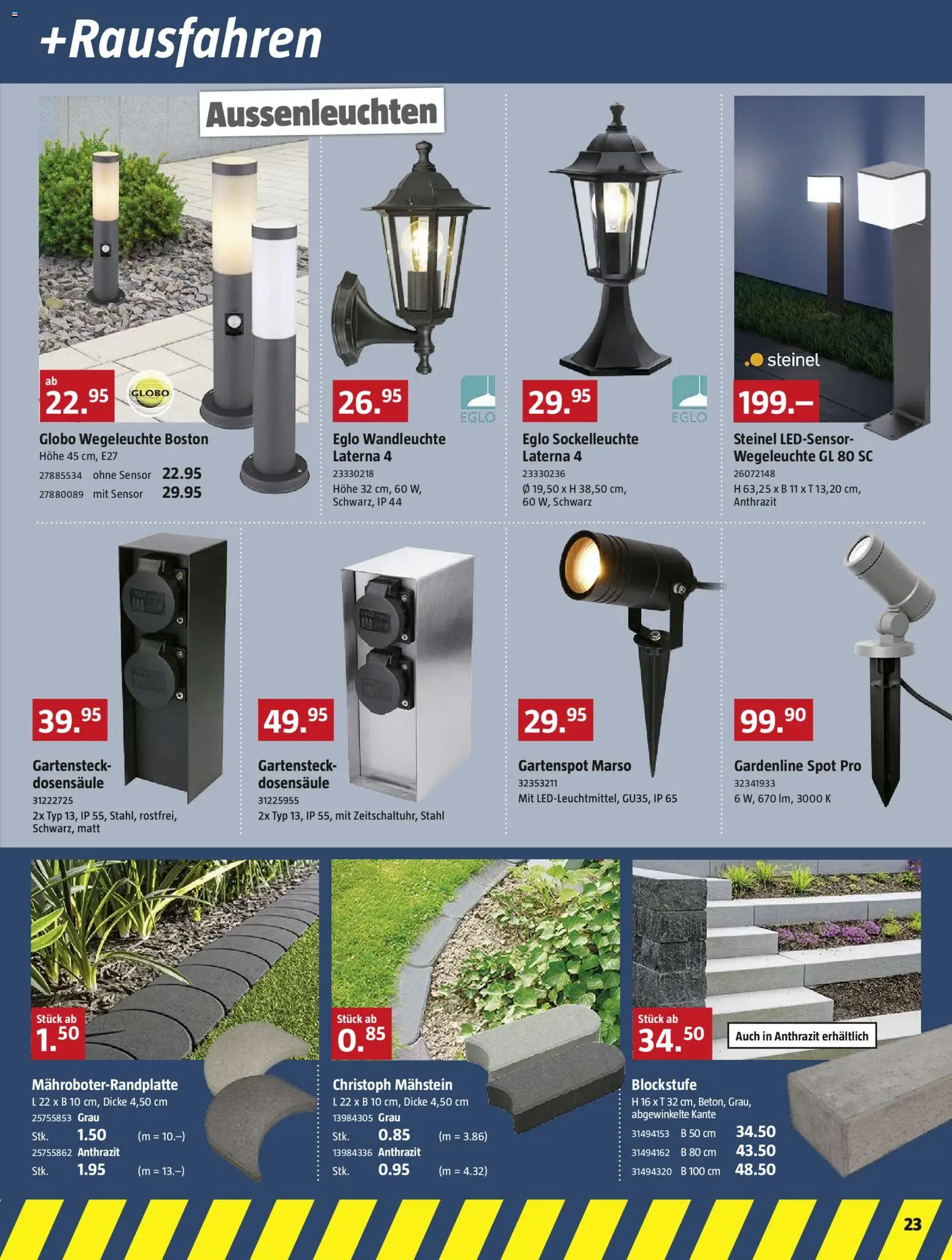 Bauhaus aktionen – gültig ab 27.04.2026 | Seite: 23 | Produkte: Wandleuchte