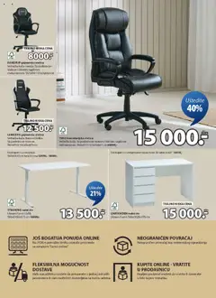 Jysk katalog - važi od 10.09.2025 | Strana: 4 | Proizvode: Stolica, Radni sto, Kancelarijska stolica, Gejmerska stolica