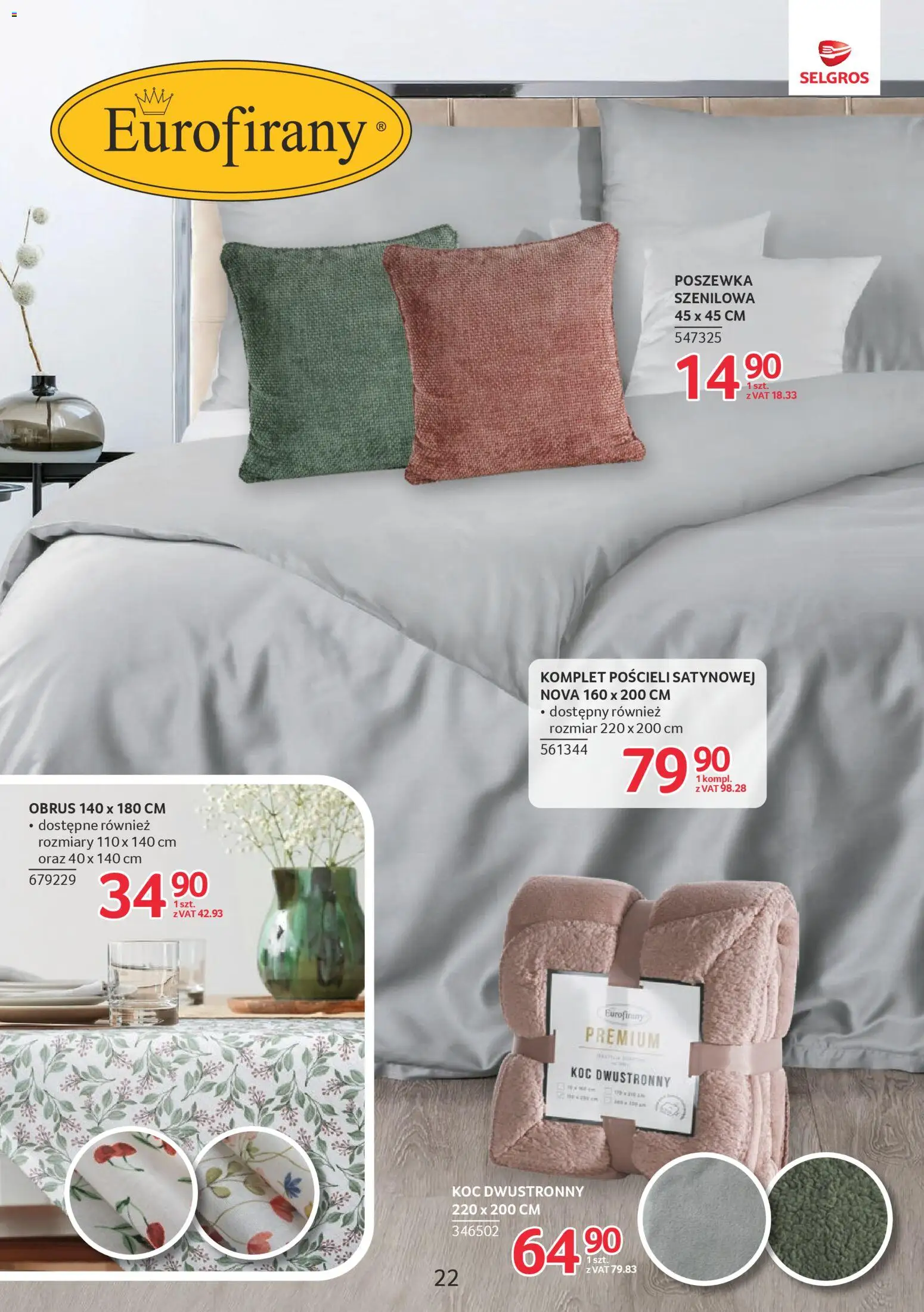 Selgros cash&carry gazetka - Oferta Spożywcza od 05.03.2026 | Strona: 21 | Produkty: Koc