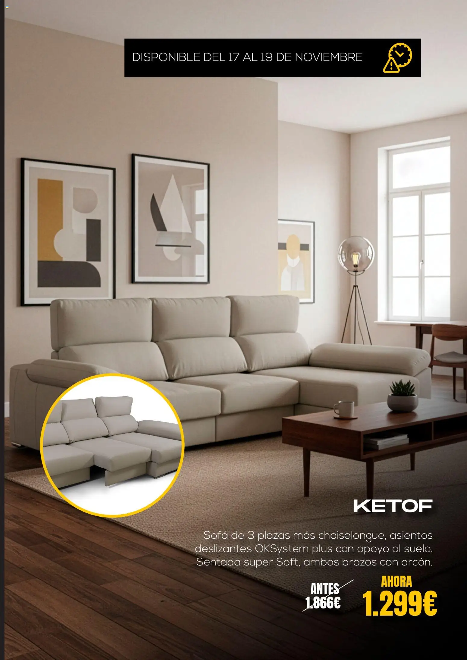 OKsofás Black Friday │ válido desde el 07.11.2025 | Página: 5 | Productos: Sofá