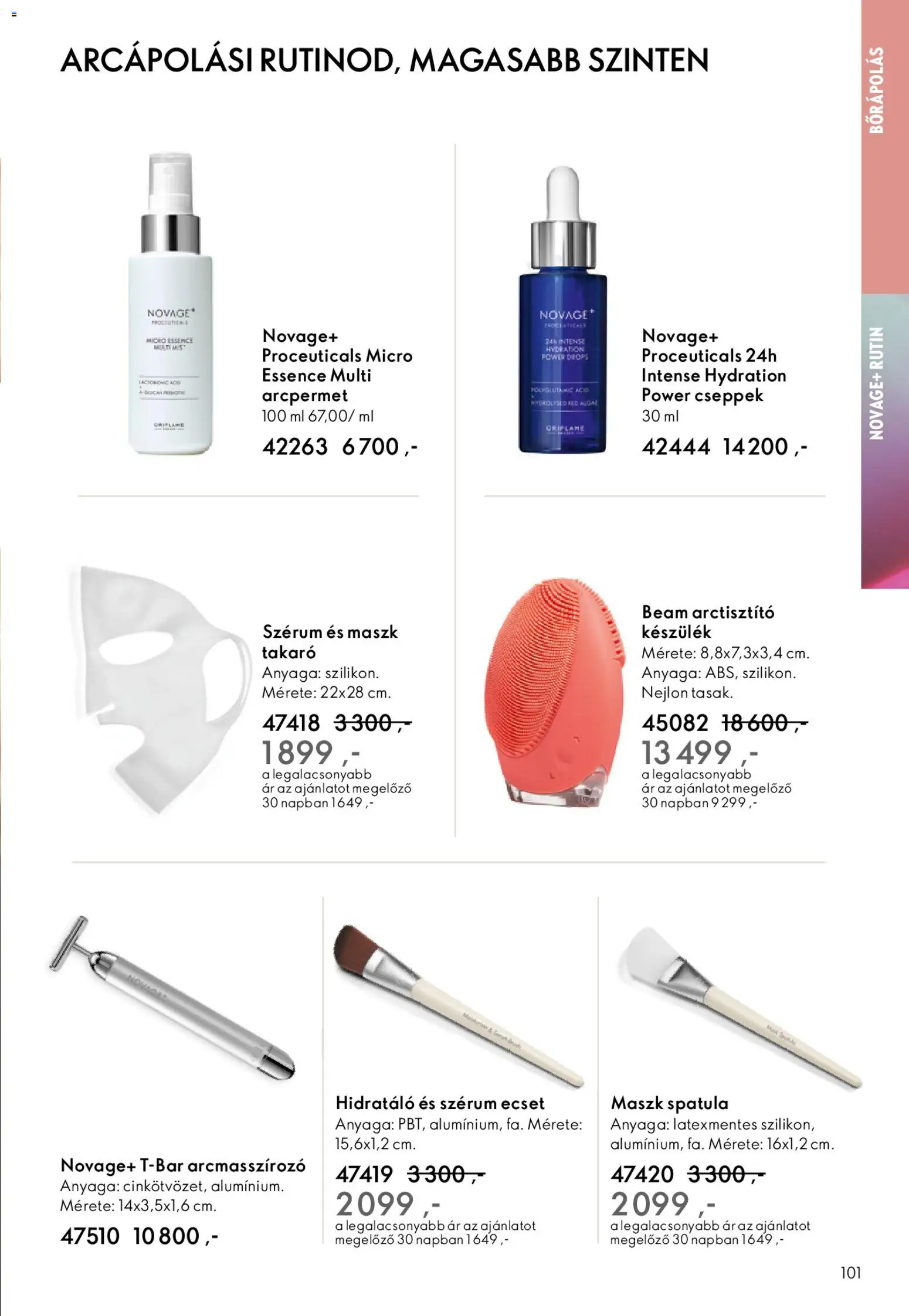 Oriflame akciós ujság - amely érvényes a következő dátumtól: 03.12.2025 | Oldal: 101 | Termékek: Takaró, Ecset, Maszk
