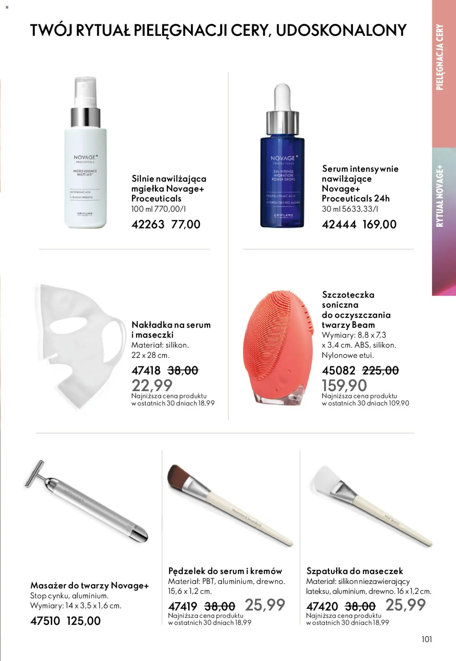 Oriflame Katalog 17 2025 od 03.12.2025 | Strona: 101 | Produkty: Szczoteczka soniczna, Maseczki