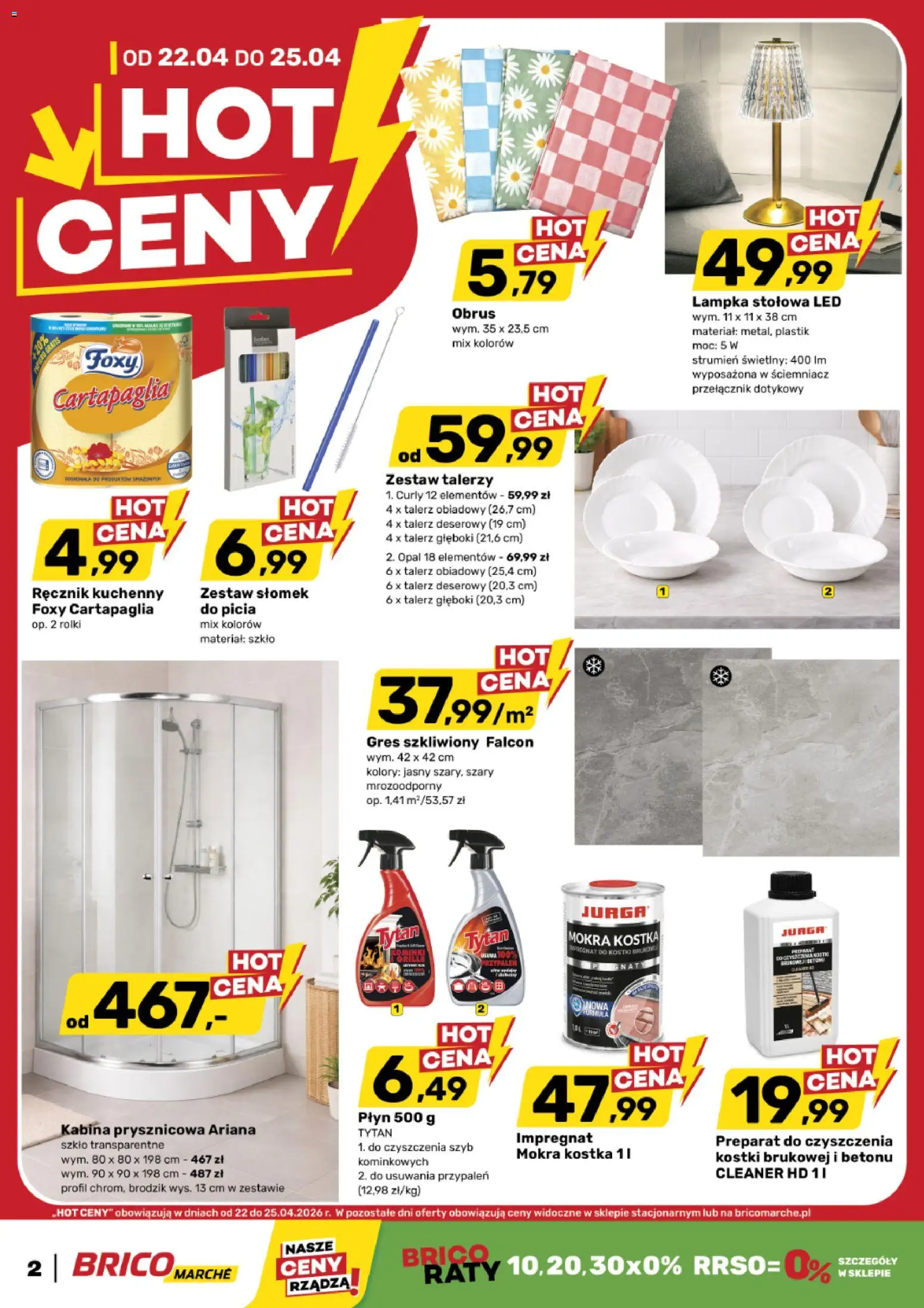 Brico Marché gazetka - Hot ceny od 22.04.2026 | Strona: 2 | Produkty: Rolki, Cleaner