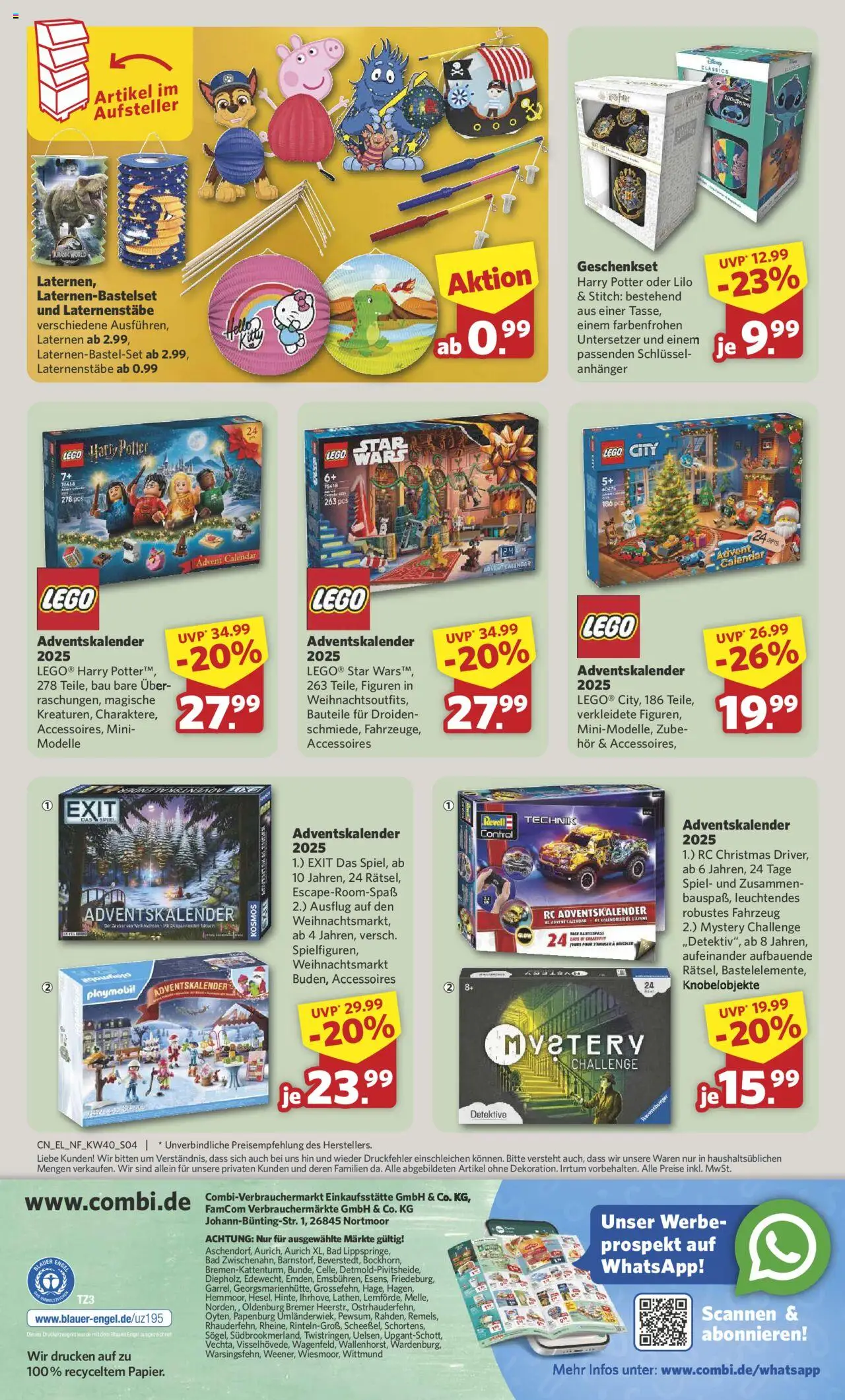 Combi Sonderangebote – gültig ab 29.09.2025 | Seite: 4 | Produkte: Spiel, Bad