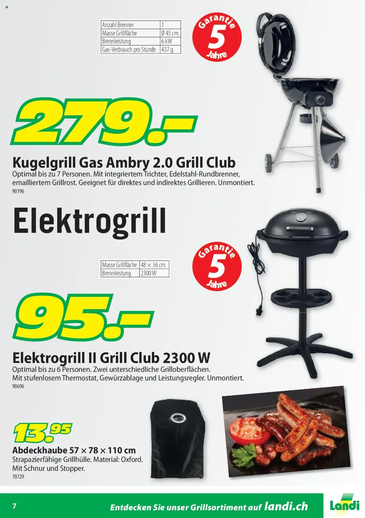 Landi Aktionen BBQ Grill Club ab 04.02.2025 | Seite: 7 | Produkte: Grill