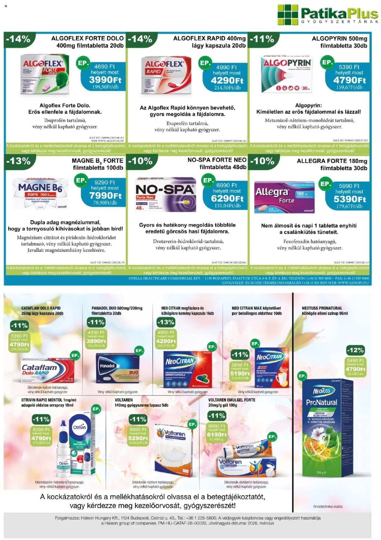 PatikaPlus akciós ujság - amely érvényes a következő dátumtól: 01.04.2026 | Oldal: 3