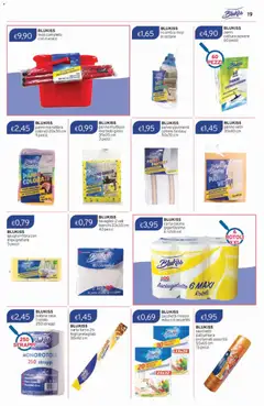 Anteprima del volantino Sirene Blu volantino valido a partire dal 03.03.2026 | Pagina: 19 | Prodotti: Spugna, Pattumiera, Astuccio, Frigorifero