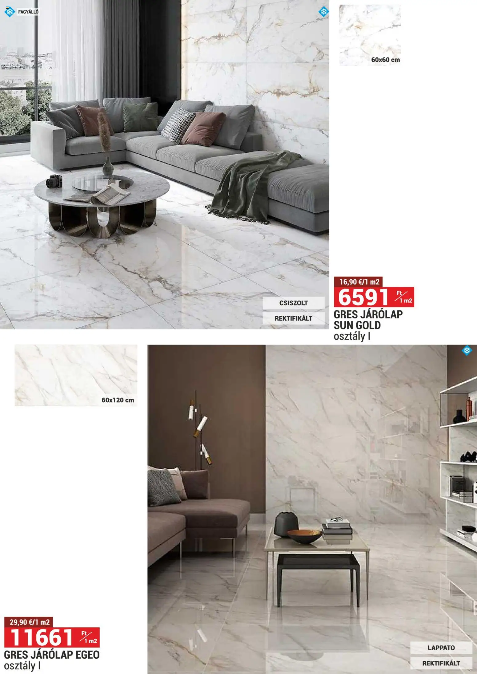 Merkury Market akciós ujság - amely érvényes a következő dátumtól: 01.03.2026 | Oldal: 31 | Termékek: Gres, Járólap