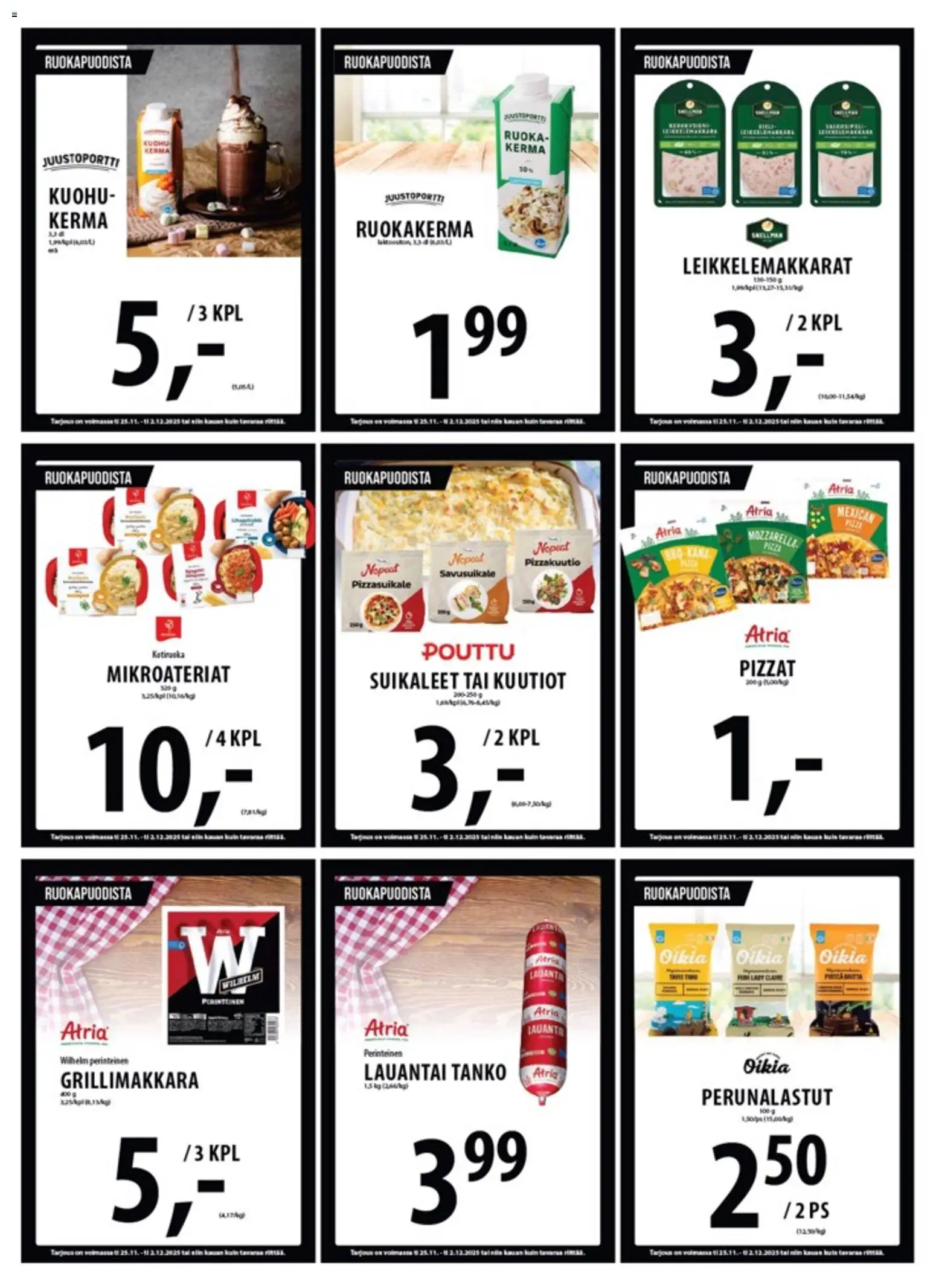 Tuuri - Black Friday – voimassa 25.11.2025 alkaen | Sivu: 34 | Tuotteet: Mozzarella, Grillimakkara, Kerma