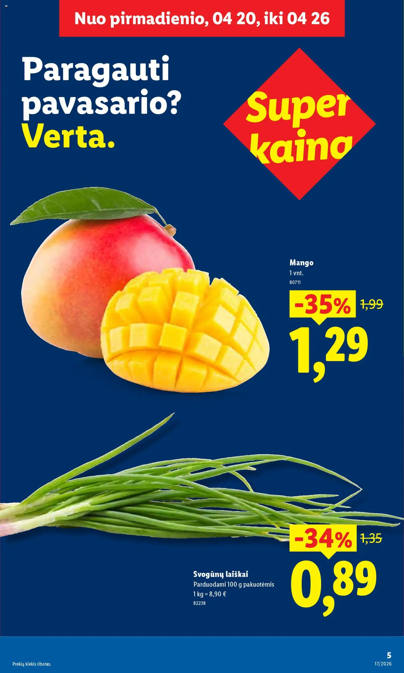 LIDL akcijos nuo 20.04.2026 | Puslapis: 5