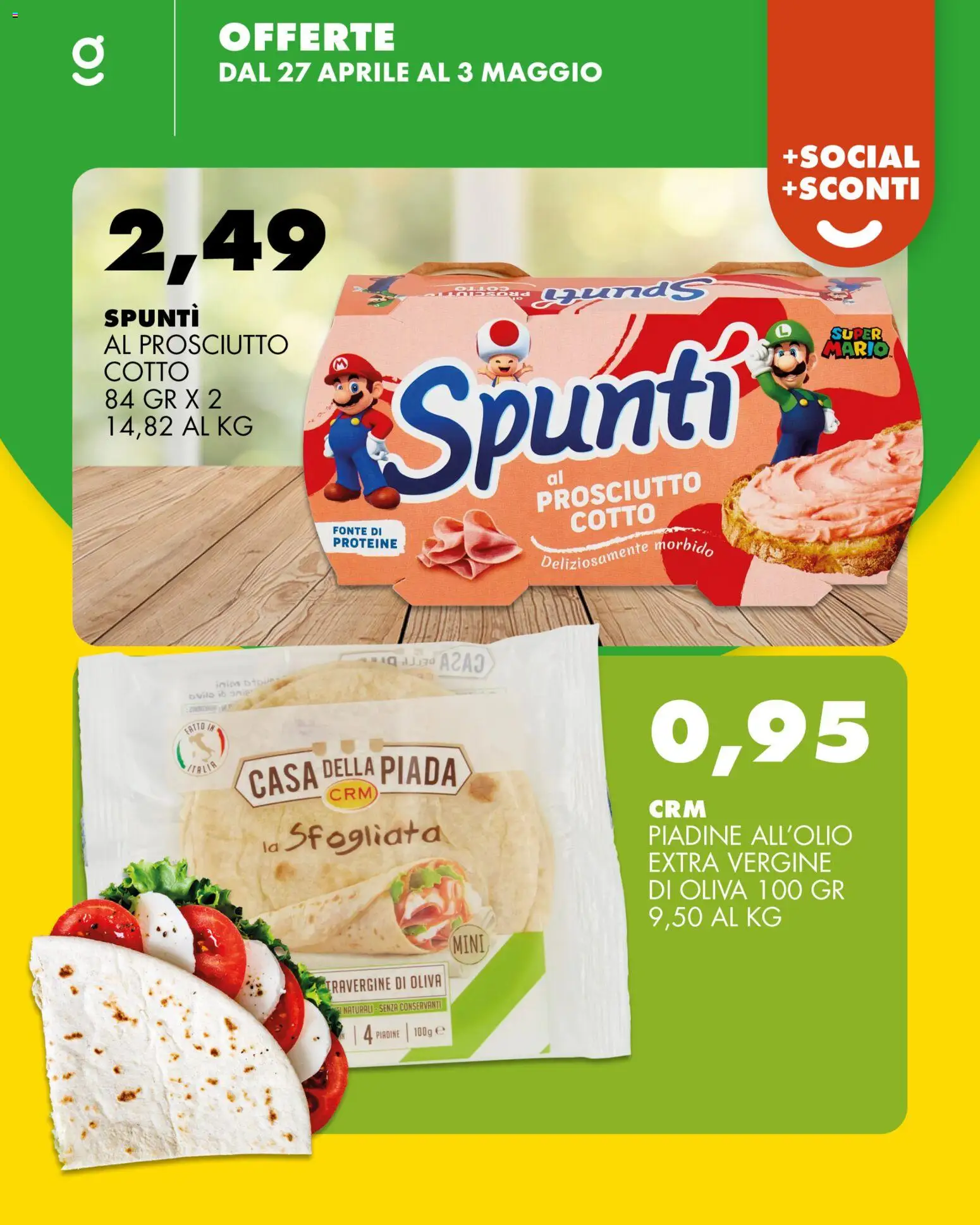 Volantino GECOP del 27.04.2026 | Pagina: 4 | Prodotti: Prosciutto Cotto, Prosciutto